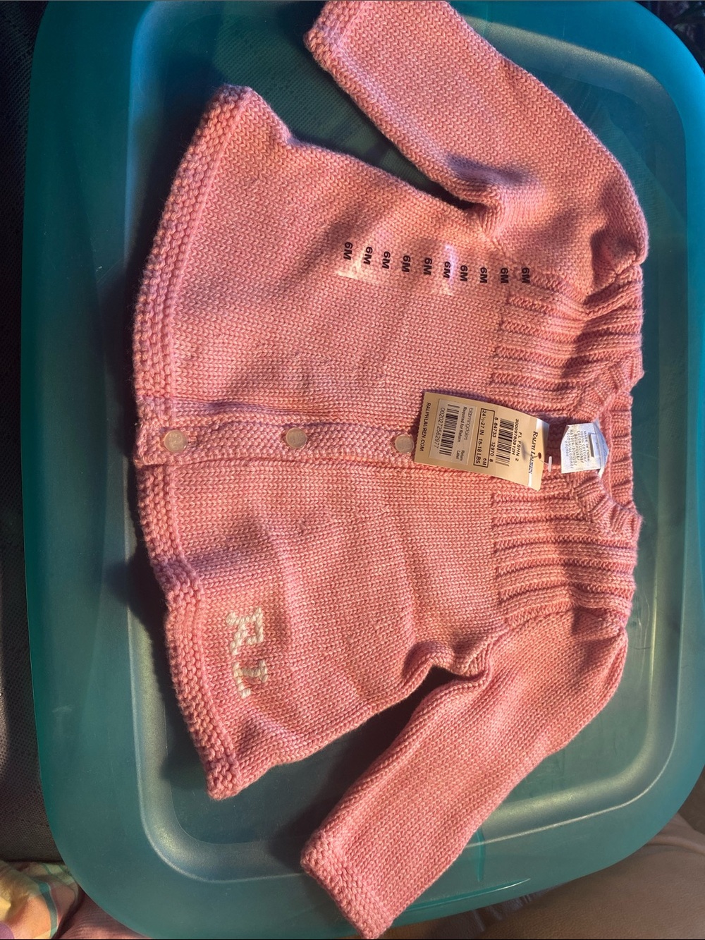 Ralph Lauren Girl’s Pink Knit Cardigan